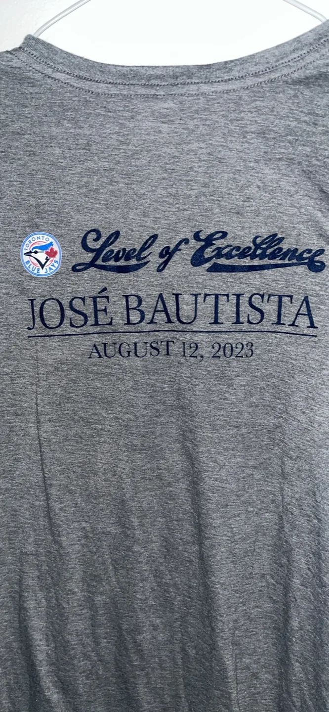 Toronto Blue Jays José Bautista Level of Excellence T-Shirt image indicator(7)