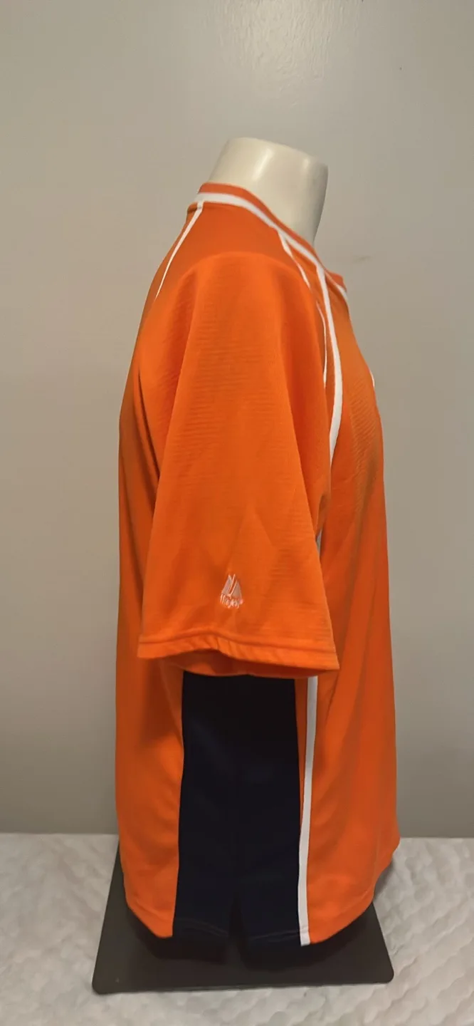 Detroit Tigers Orange Majestic Cooperstown Collection Jersey image indicator(5)