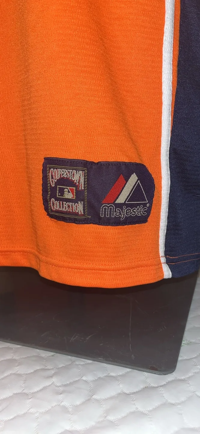 Detroit Tigers Orange Majestic Cooperstown Collection Jersey image indicator(7)