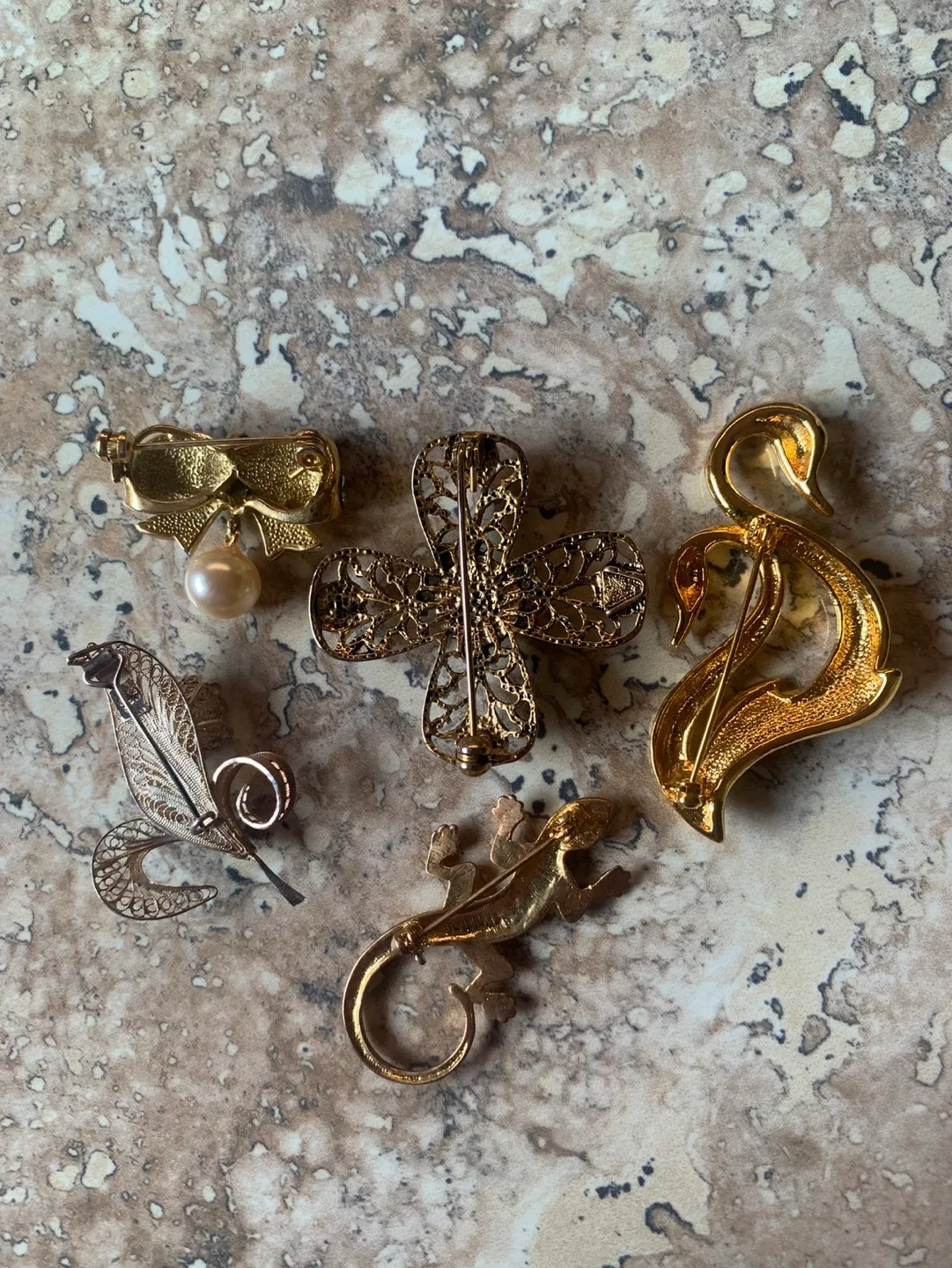 Mixed Lot of Brooches - 5 pieces 🏈 image indicator(4)