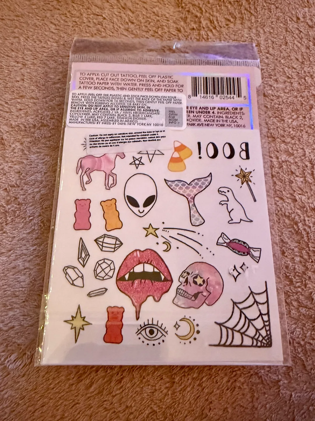 Cruelty Free Temporary Tattoos “Inked 2” Hand Drawn, New image indicator(2)