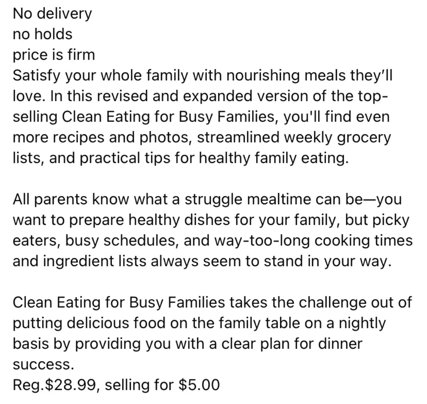Clean Eating for Busy Families Cookbook - Revised & Expanded image indicator(2)