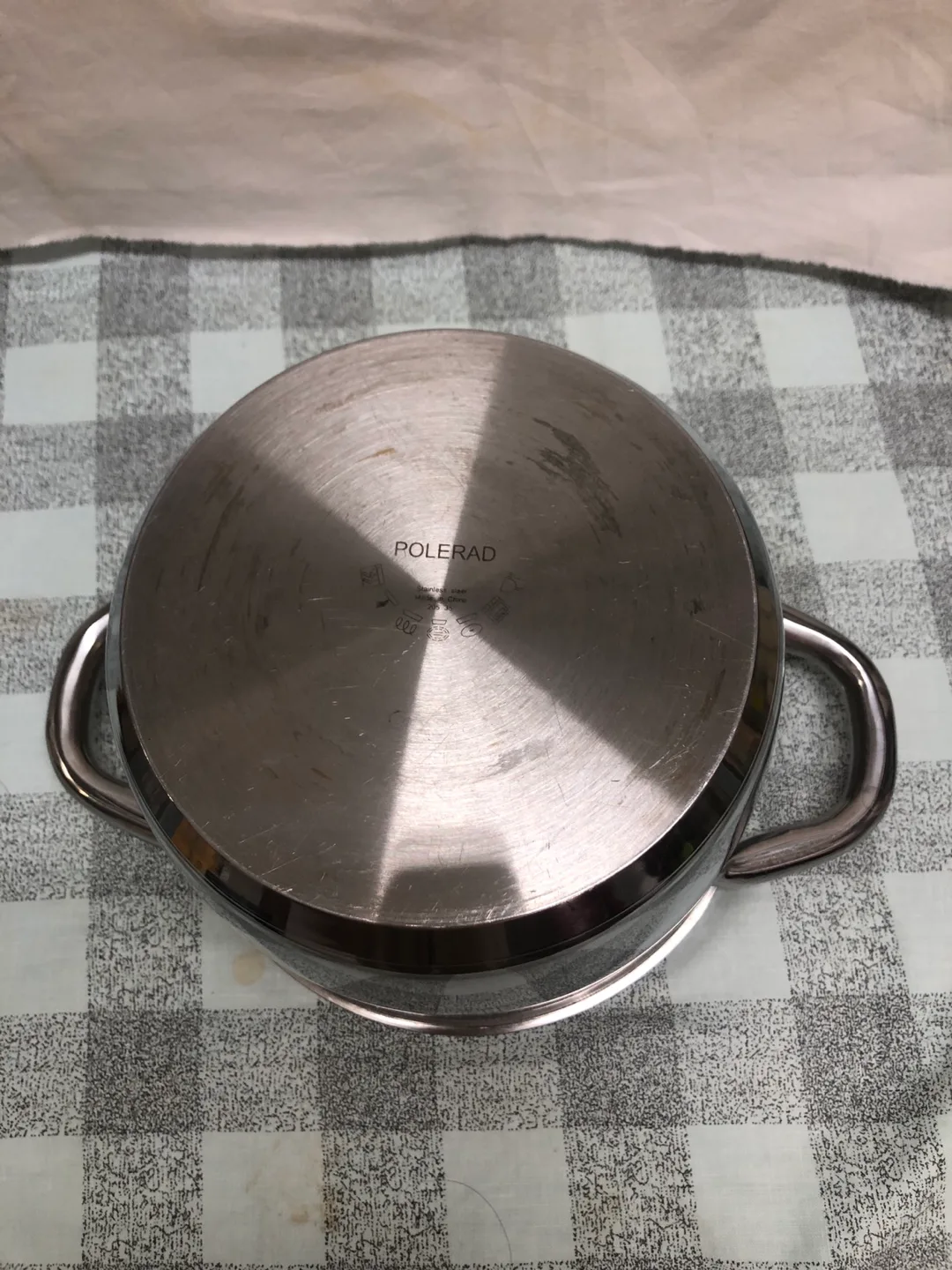 Polerad Stainless Steel Mid Size Pot with Lid image indicator(3)