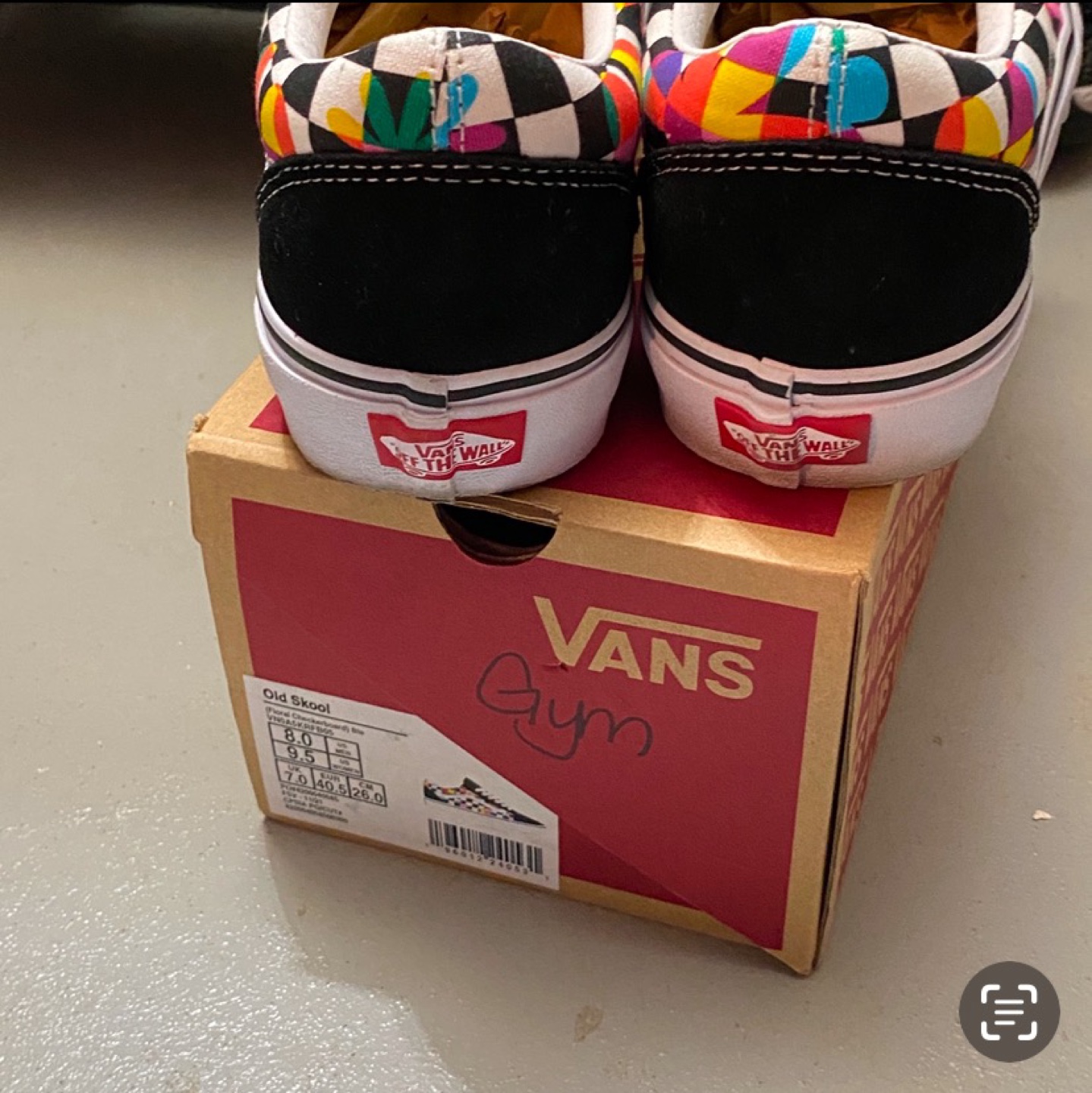 Vans Old Skool Checkerboard Multicolor Sneakers - photo 2