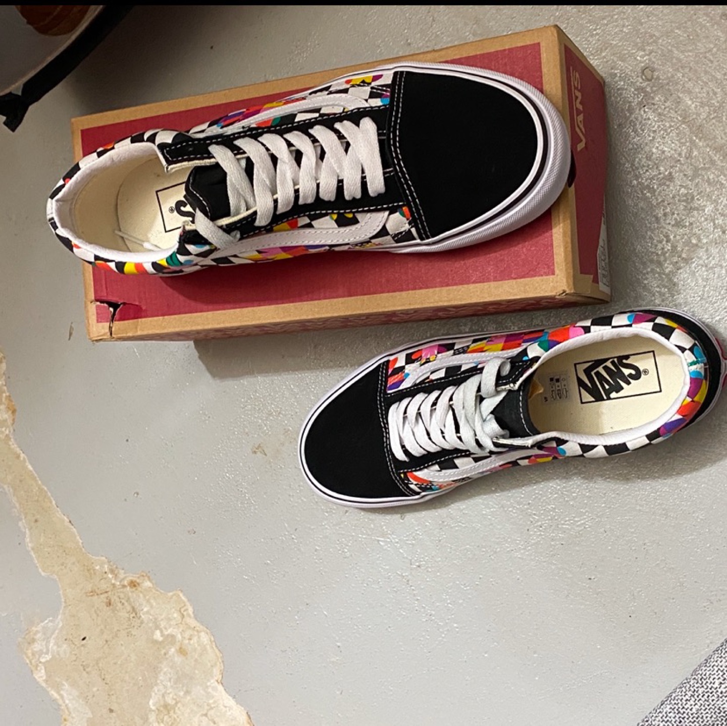 Vans Old Skool Checkerboard Multicolor Sneakers