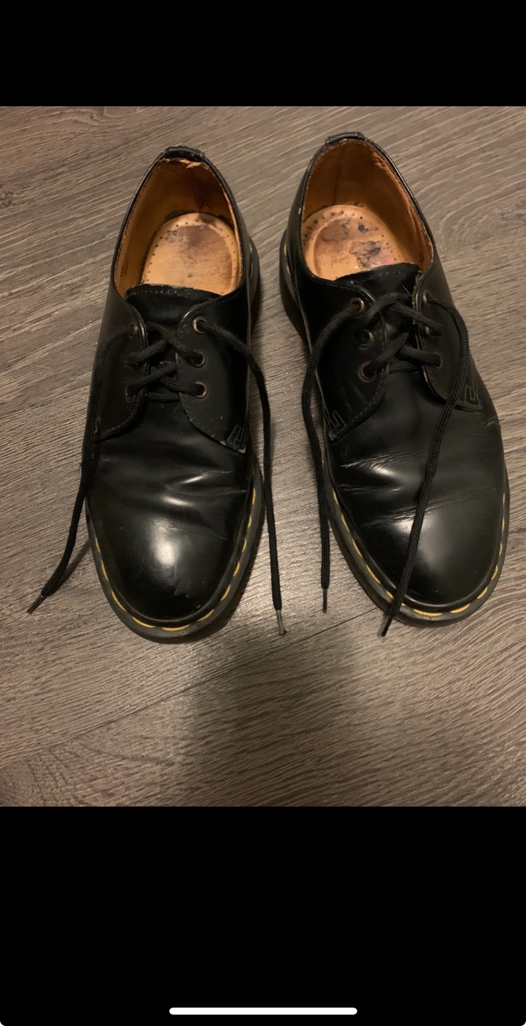 Dr. Martens Black Leather Oxford Shoes