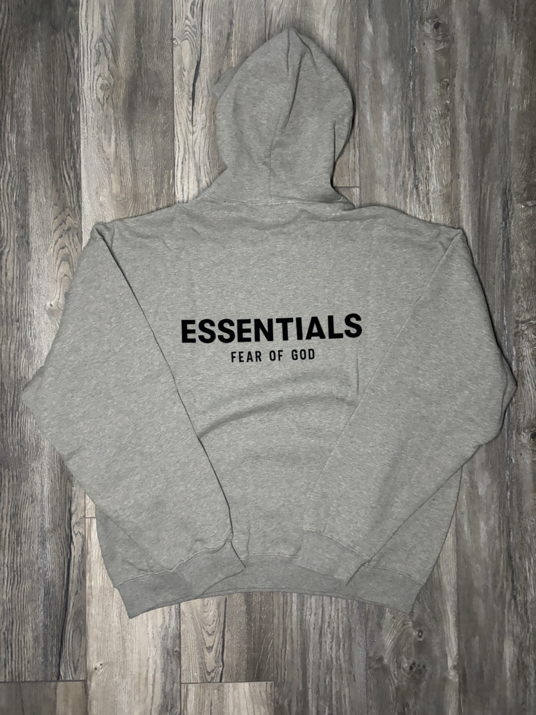 Authentic grey Essentials Hoodie - photo 2