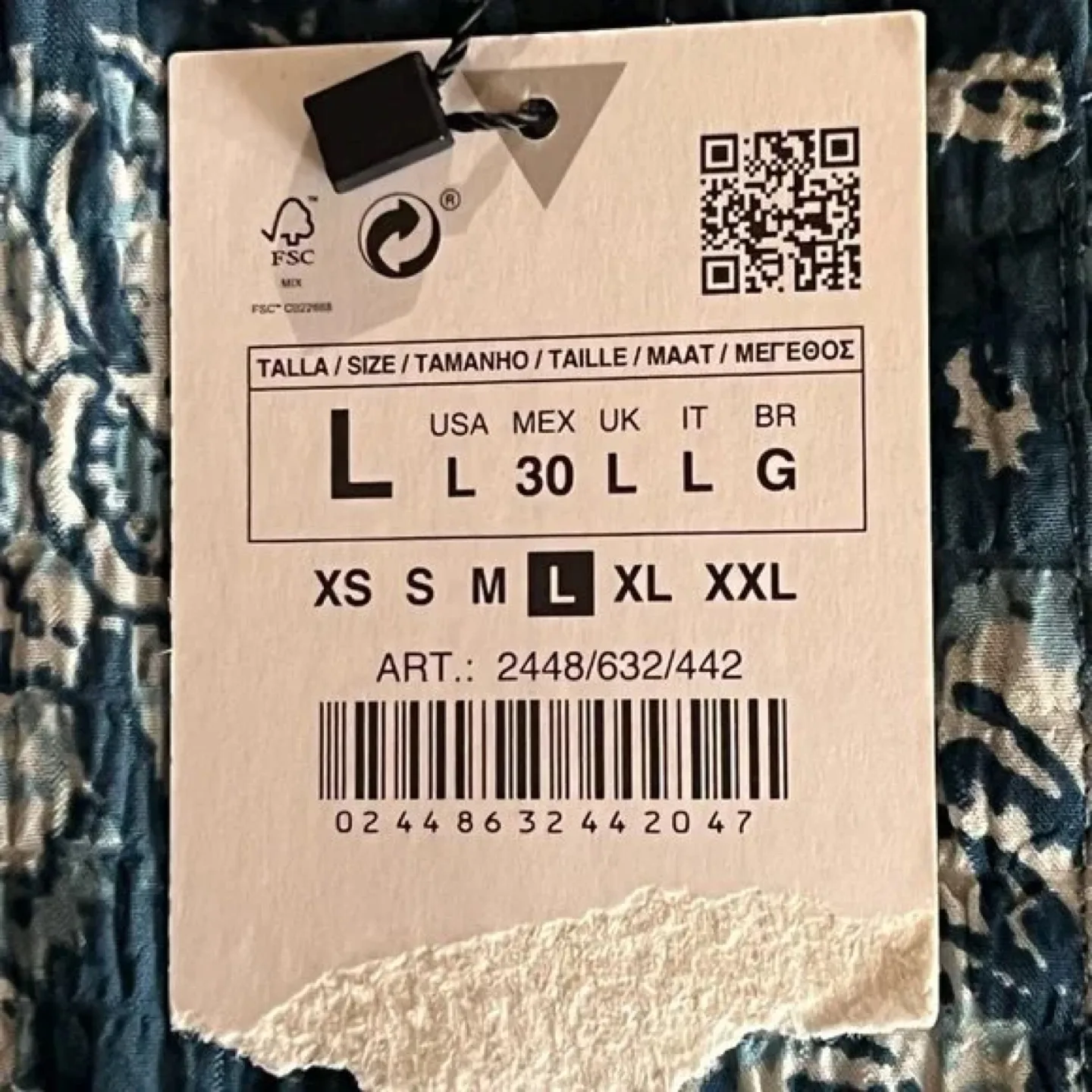 Zara Women's Floral Blouse Size Large image indicator(6)