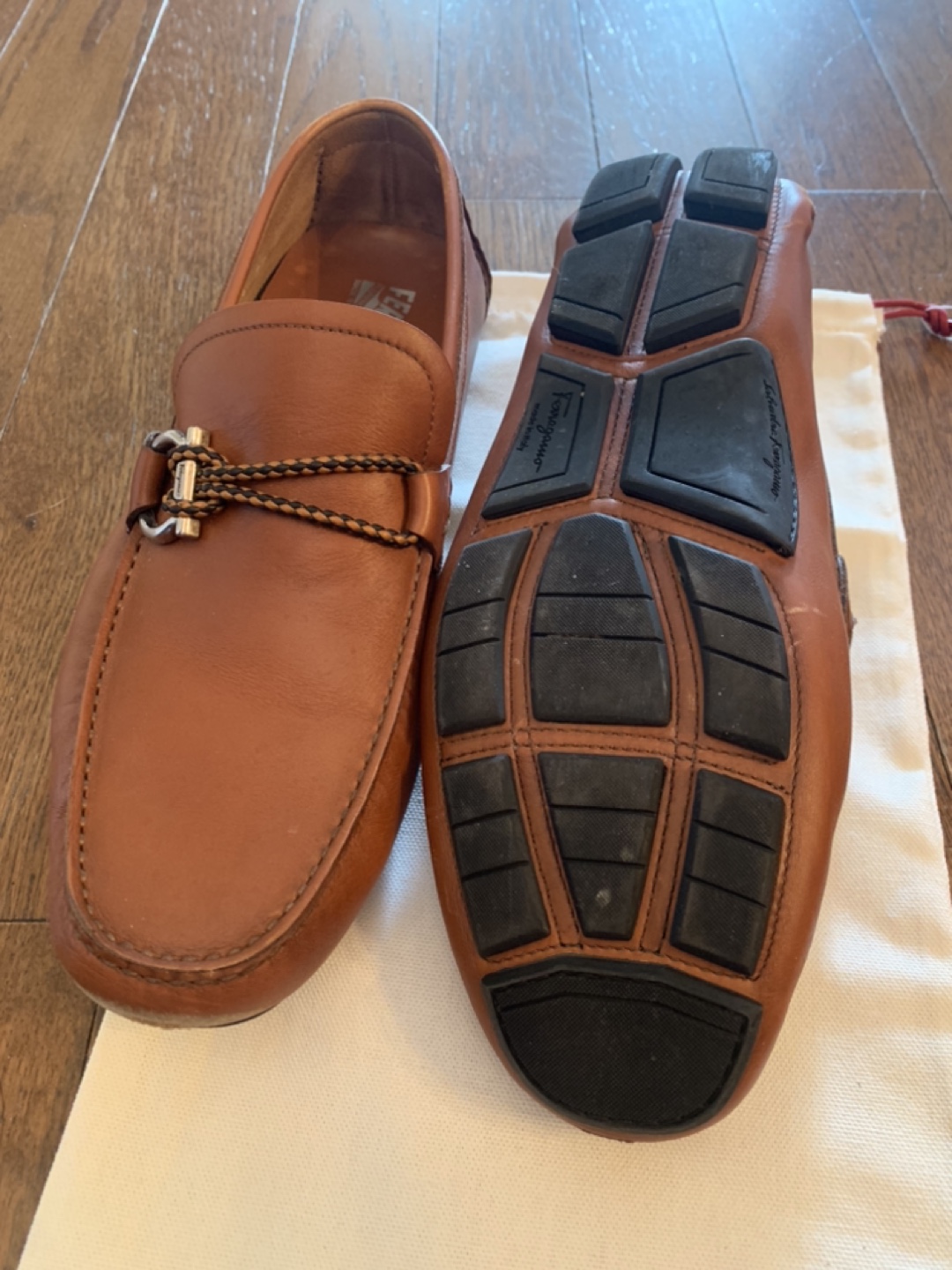 Salvatore Ferragamo Men's Leather Loafers - photo 3