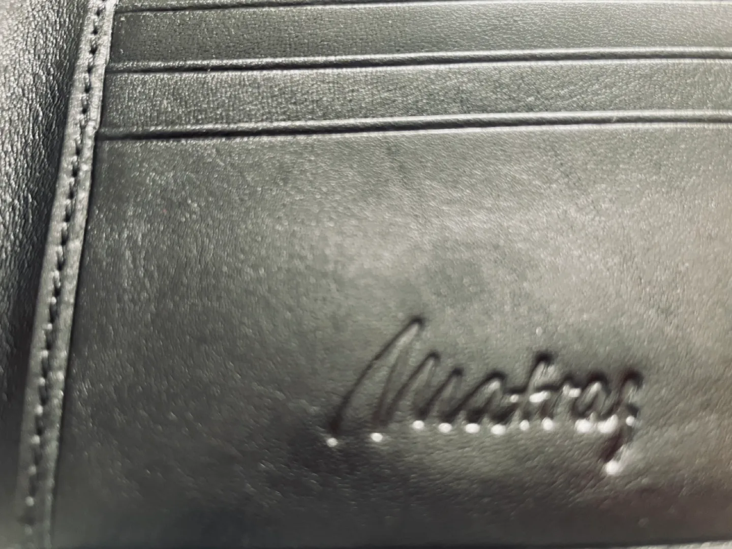 Men's Black Leather Wallet -  Brand New image indicator(4)