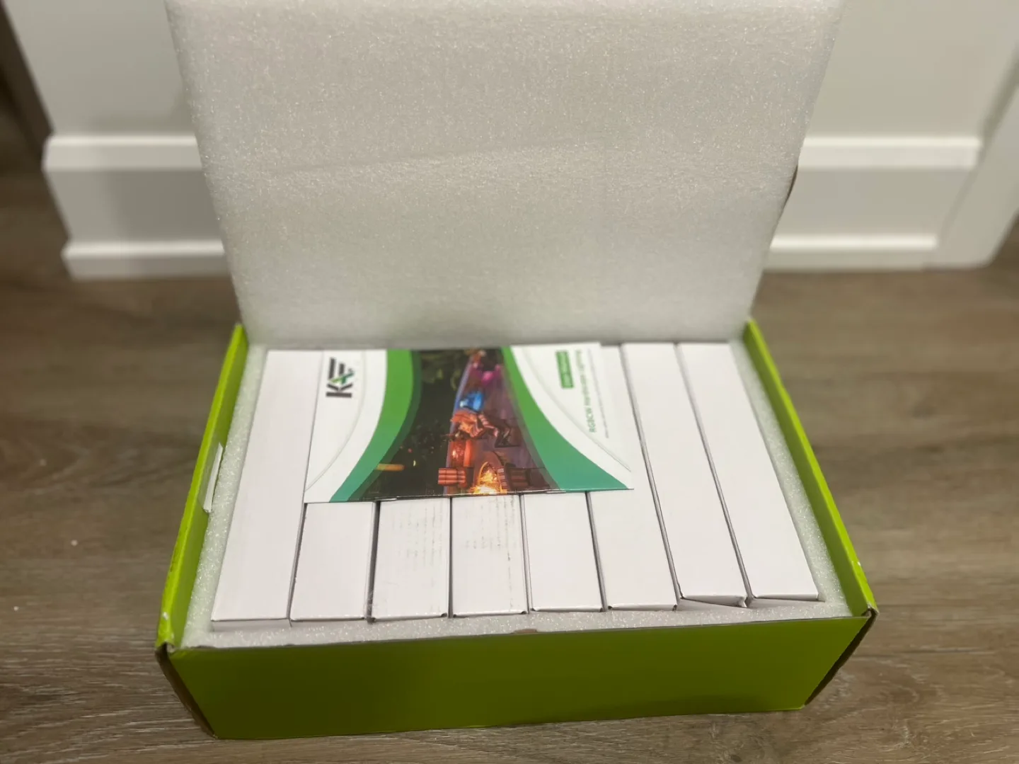 8Pack 7inch 2.8W BT RGBCW Hardscape Lighting IP65 Waterproof image indicator(5)