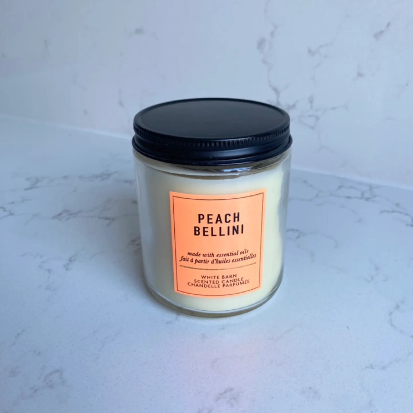 NEW - White Barn Peach Bellini Scented Candle image indicator(2)