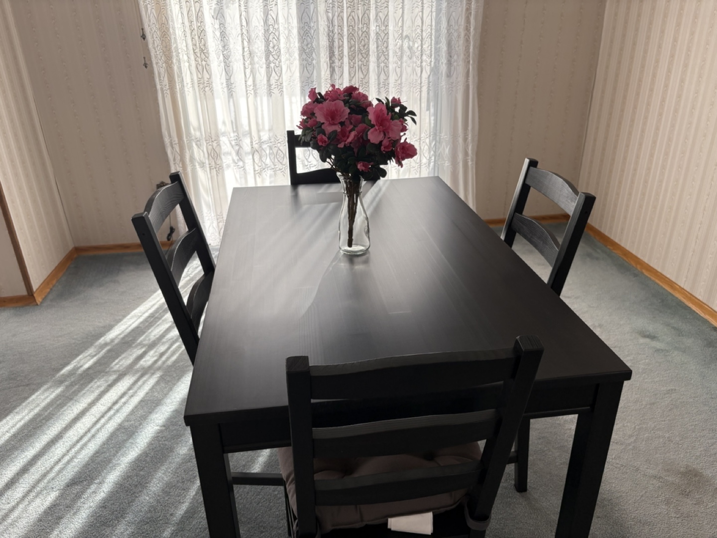 IKEA 4-Person Dining Set - Black - photo 2