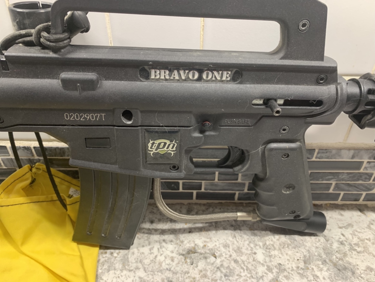 Tippmann Bravo One Paintball Gun with Accessories