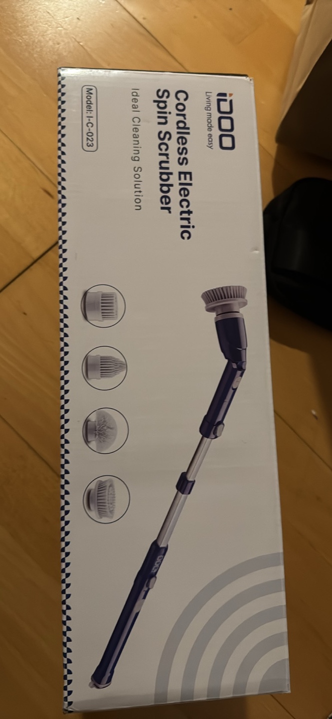 iDOO Cordless Electric Spin Scrubber
