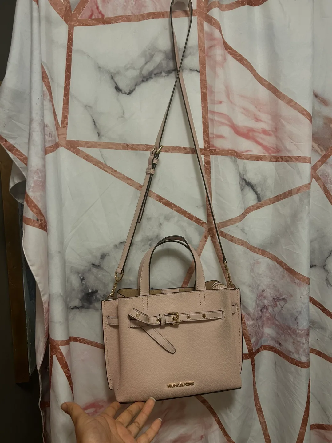 Michael Kors Pink Leather Handbag image indicator(2)