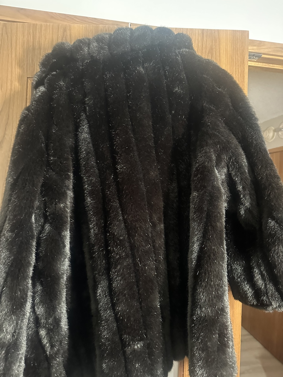 Avec Tu Black faux Fur Coat - photo 2