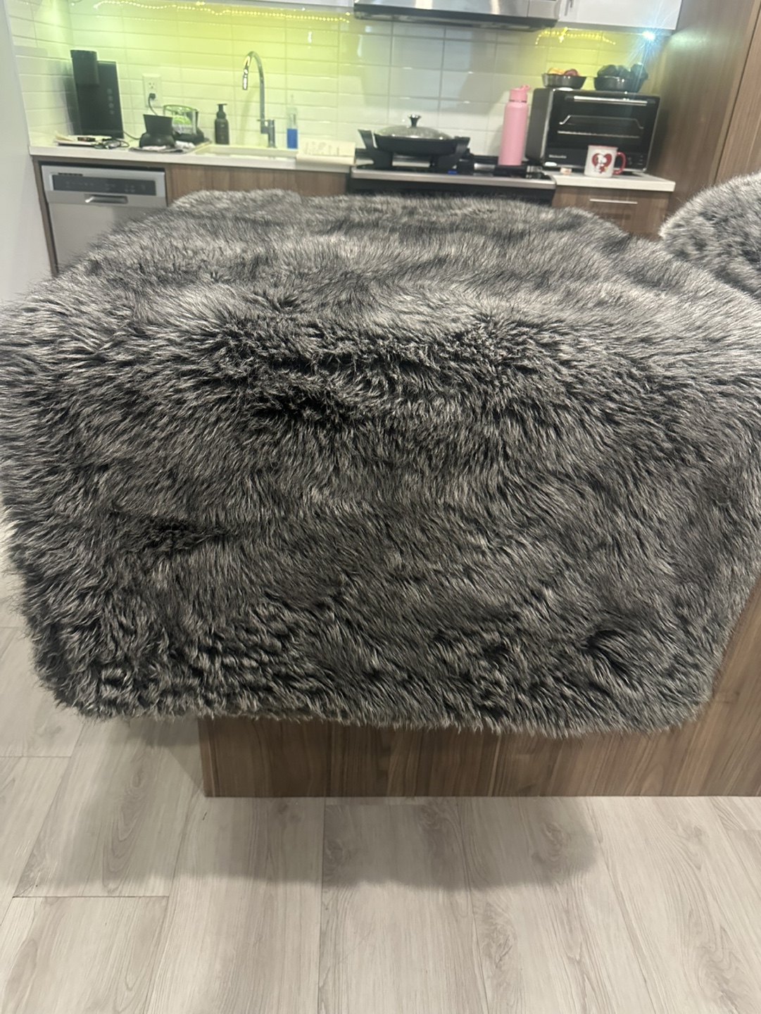 Urban Barn Faux Fur Throw Blanket