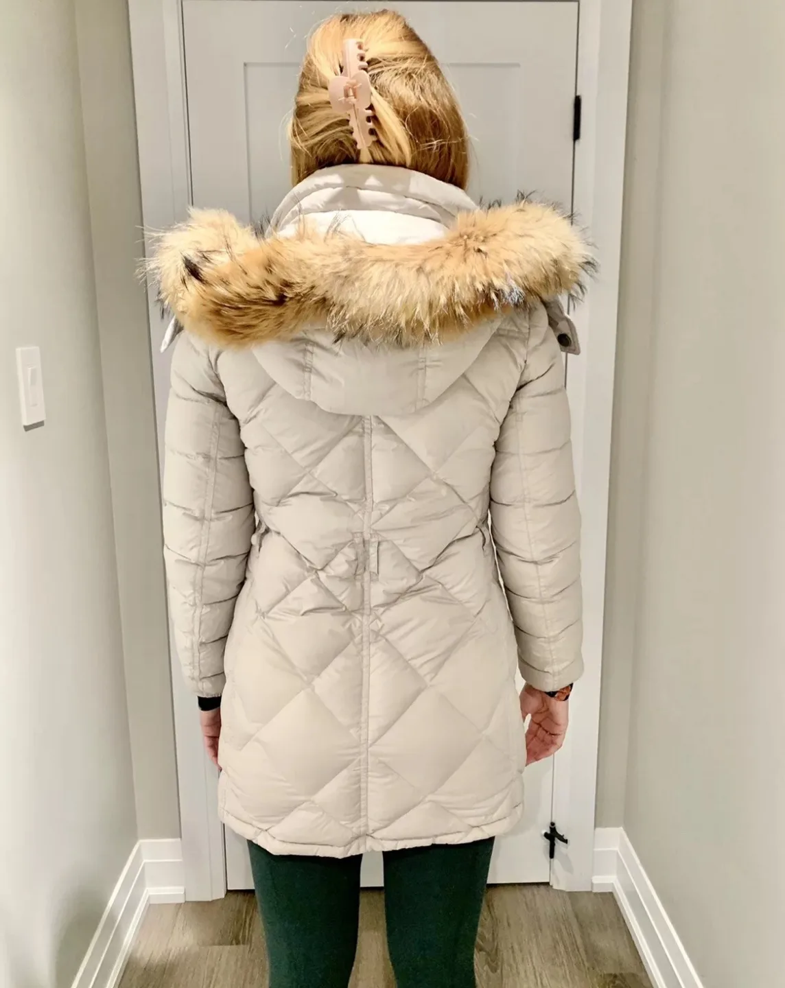 Burberry Cream Quilted Jacket image indicator(6)