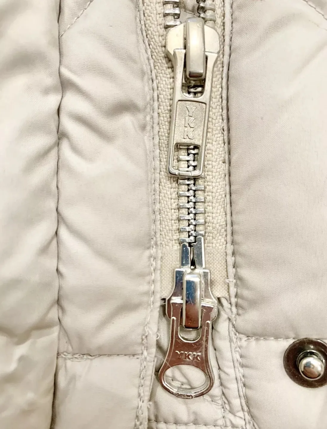 Burberry Cream Quilted Jacket image indicator(10)
