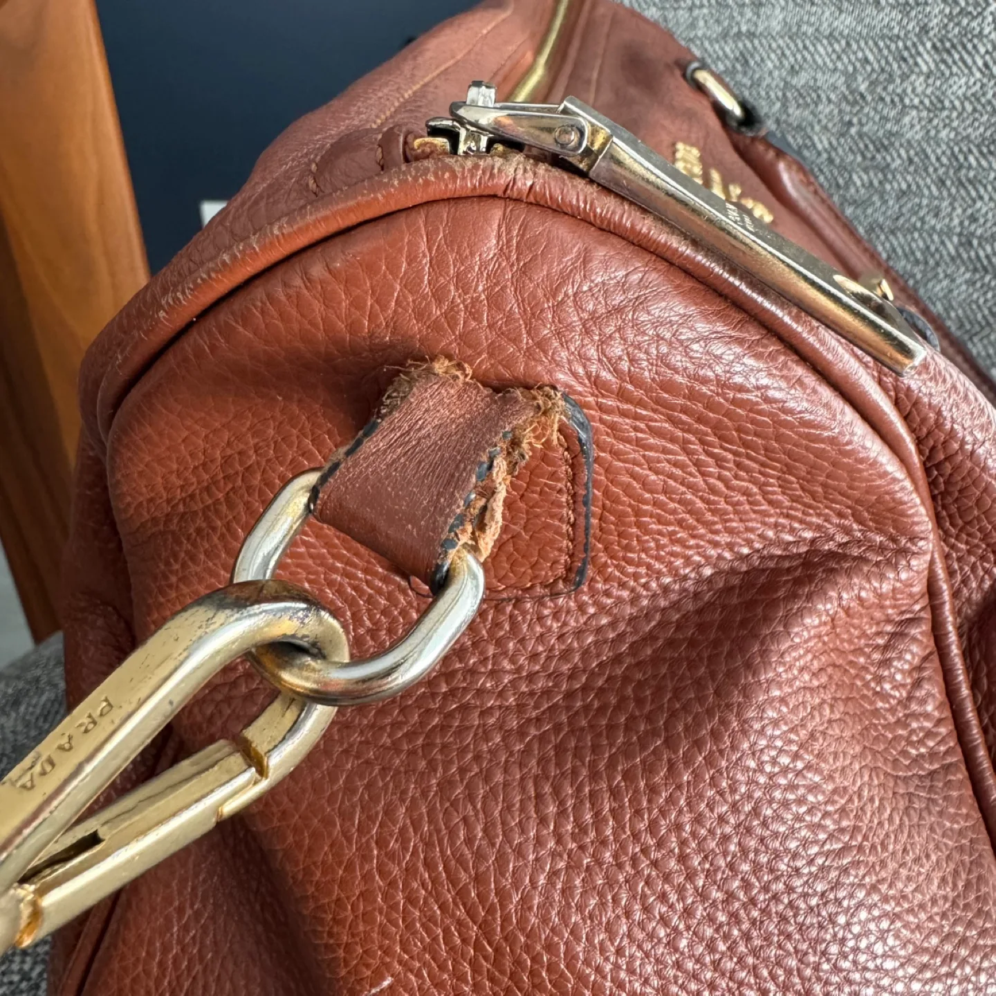 Brown Leather Handbag image indicator(6)