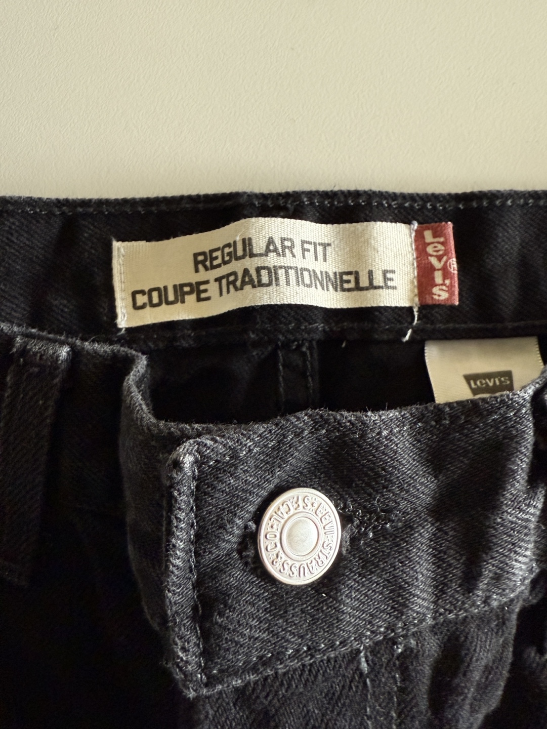 Levi's 505 Regular Fit Black Jeans - Men's 34x32 - photo 3
