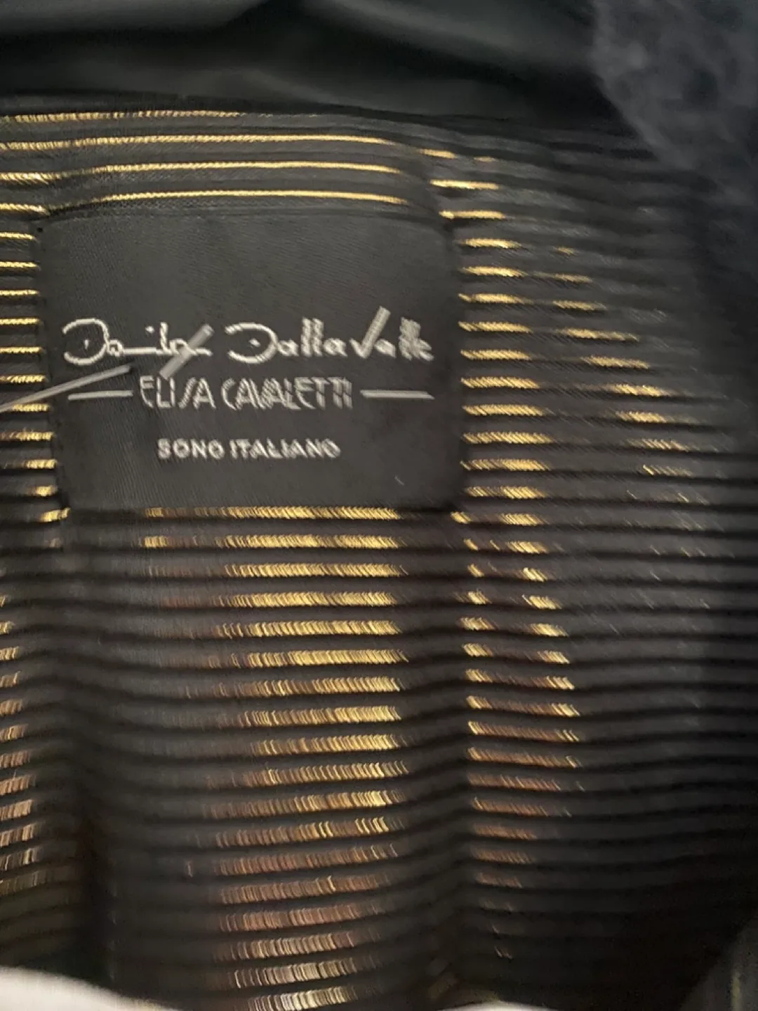 Elisa Caberti Sono Italino Faux Fur Trim Coat image indicator(2)