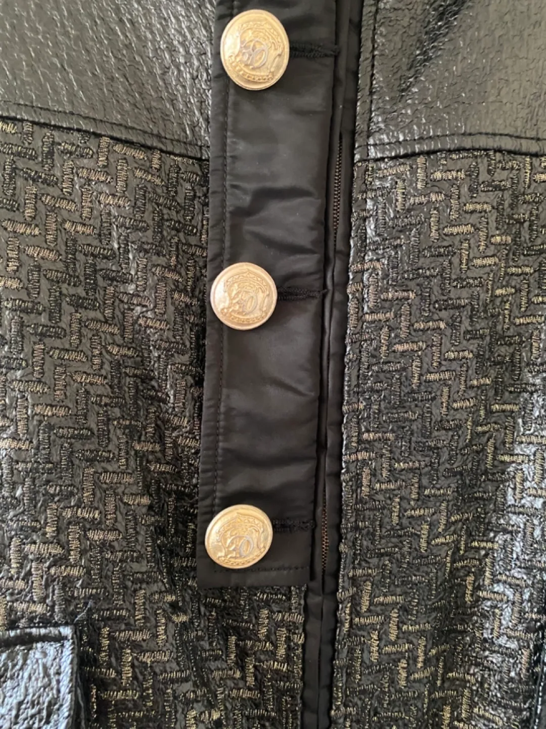 Elisa Caberti Sono Italino Faux Fur Trim Coat image indicator(3)