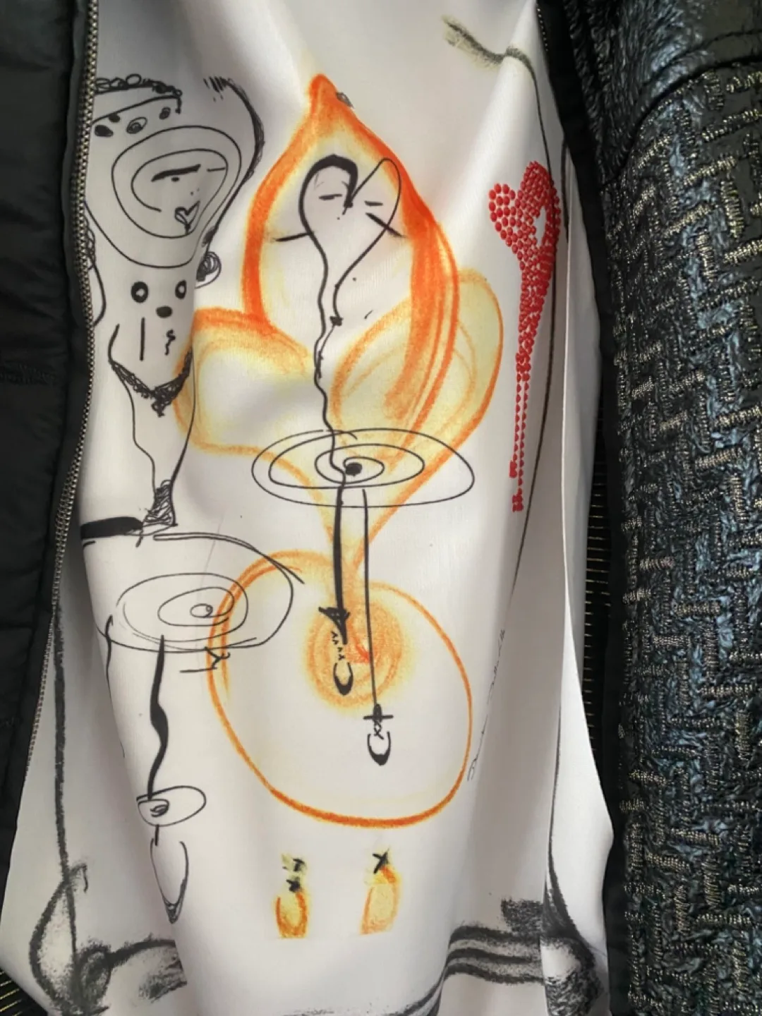 Elisa Caberti Sono Italino Faux Fur Trim Coat image indicator(7)