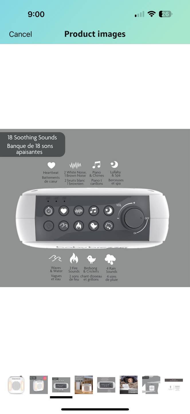 Baby Brezza Sound Machine - photo 3