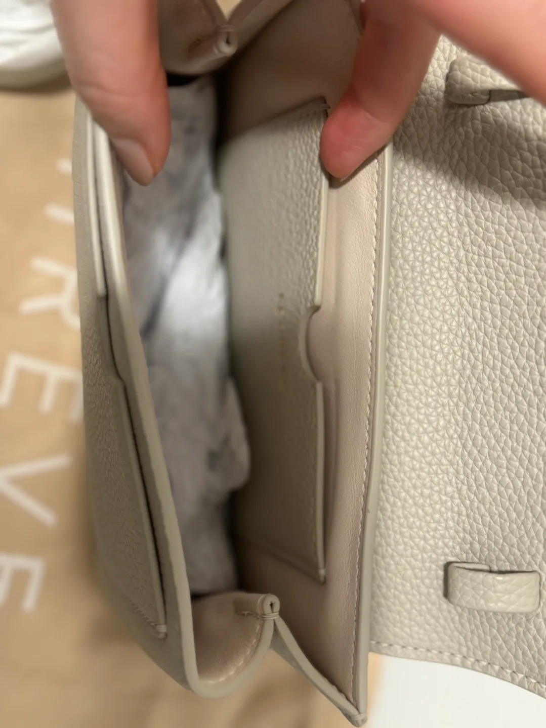 Senreve Mini Aria Élevée Bag - Piccola Leather - Dune image indicator(4)