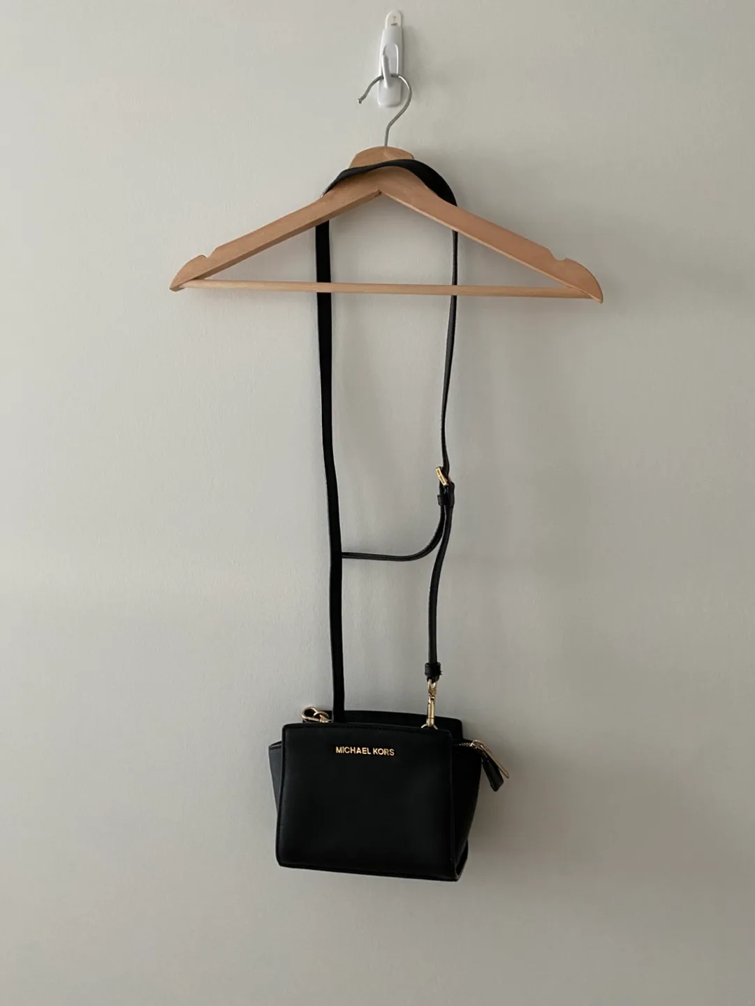 Michael Kors Black Mini Crossbody Bag image indicator(3)