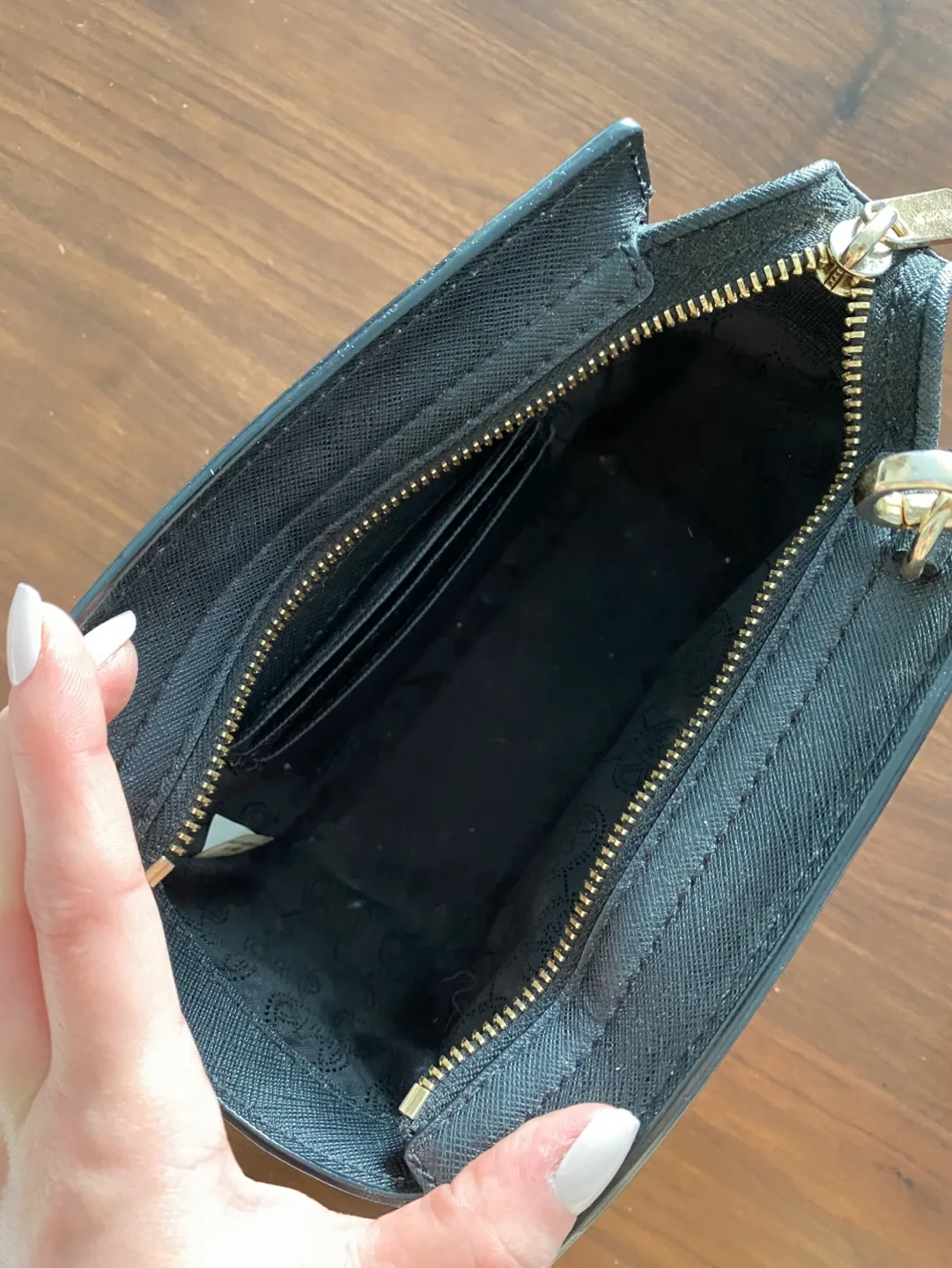 Michael Kors Black Mini Crossbody Bag image indicator(4)