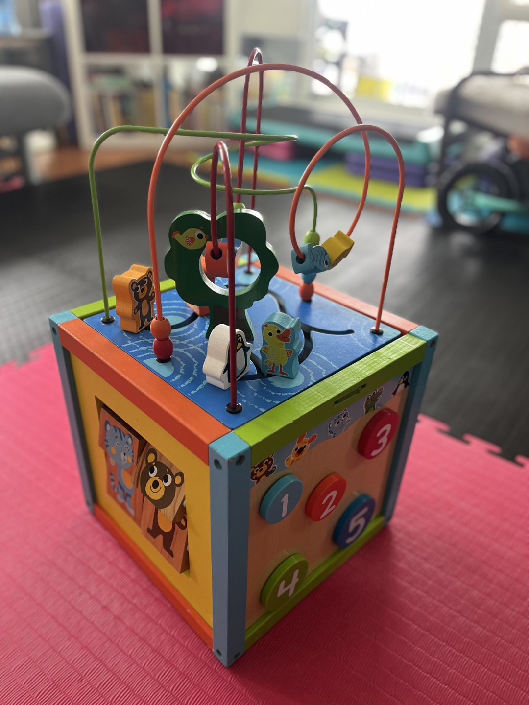 Wooden Activity Cube Toy for Baby - photo 2