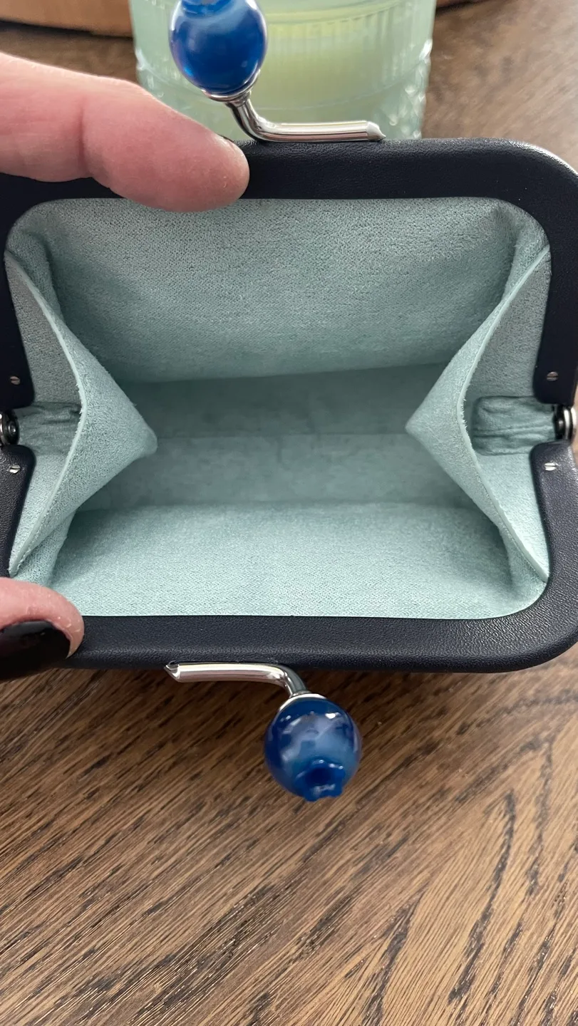 Coach Nora Kisslock Card Case in Colorblock Multi image indicator(2)