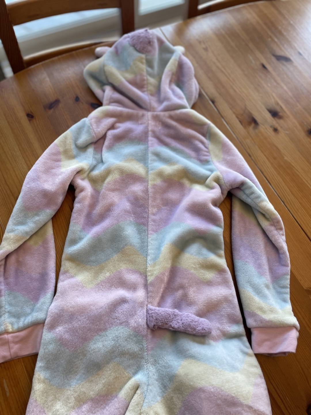 Girls Unicorn Fleece Onesie Pajamas  🏈 - photo 3