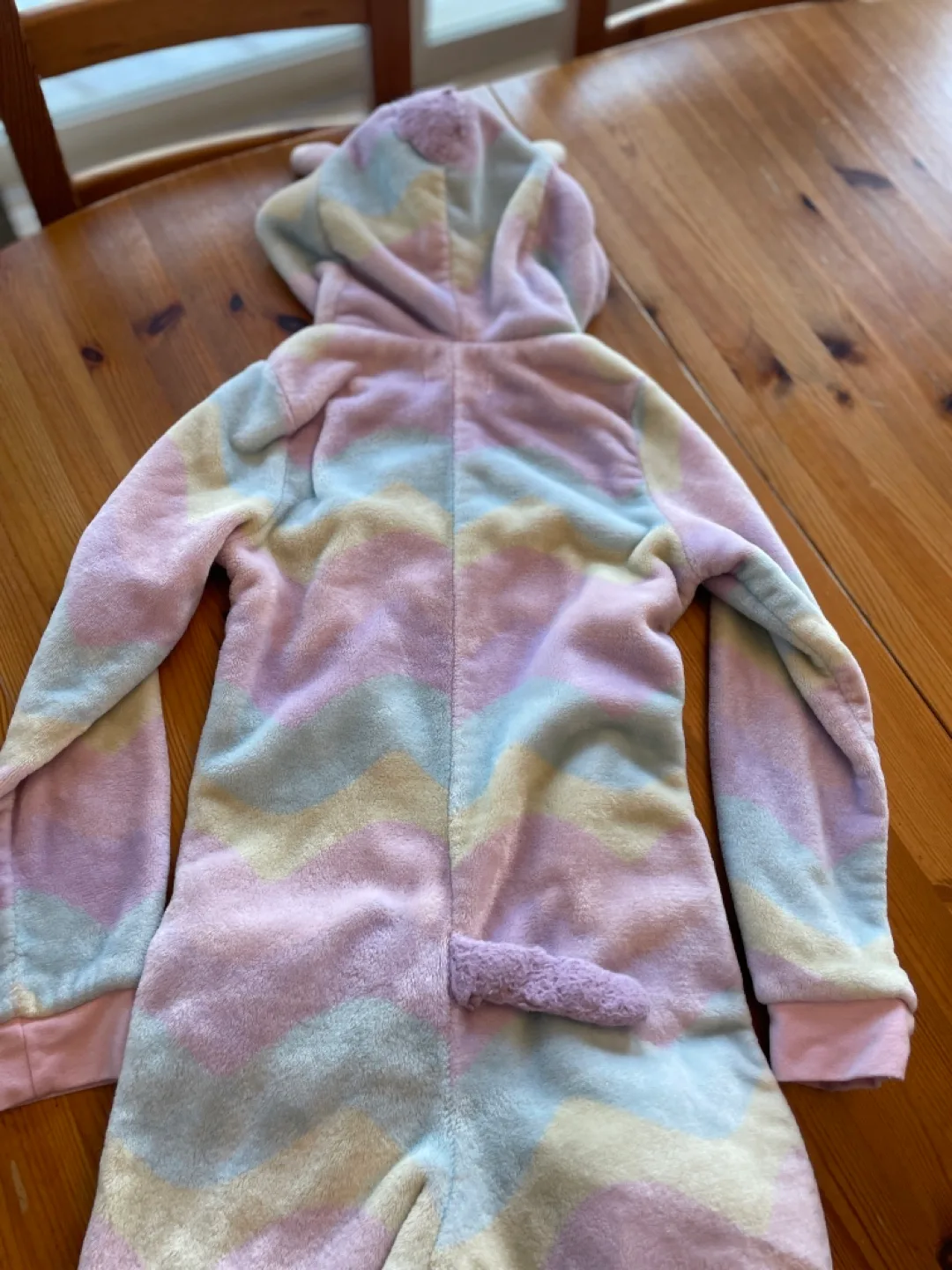 Girls Unicorn Fleece Onesie Pajamas  🏈 image indicator(3)