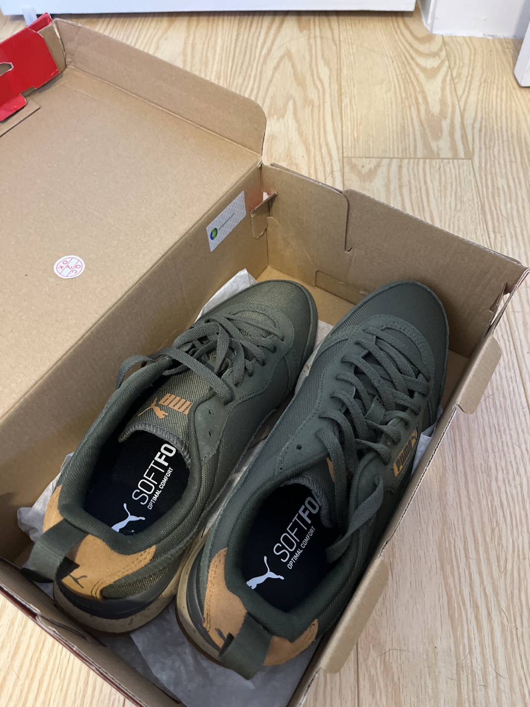 Puma Men's Green Sneakers Size 10 - photo 2