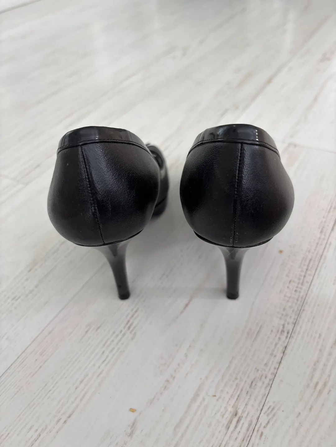 Marc Fisher Black Peep Toe Heels image indicator(2)