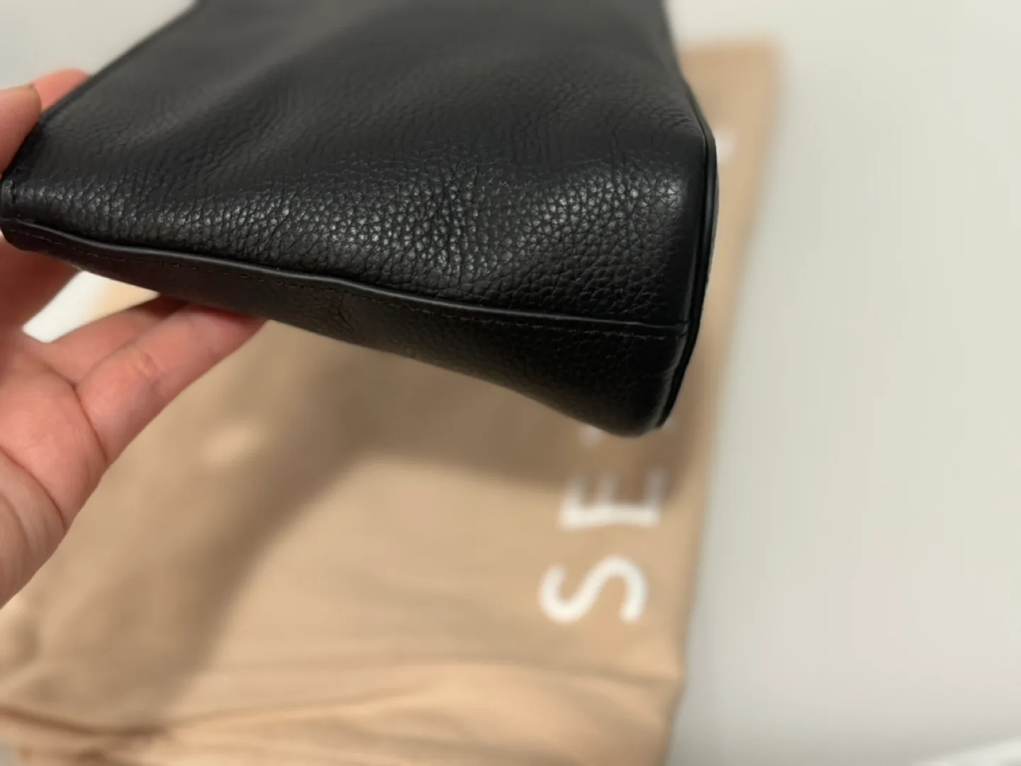 Senreve Midi Atlas Pochette in Piccola, Black image indicator(6)