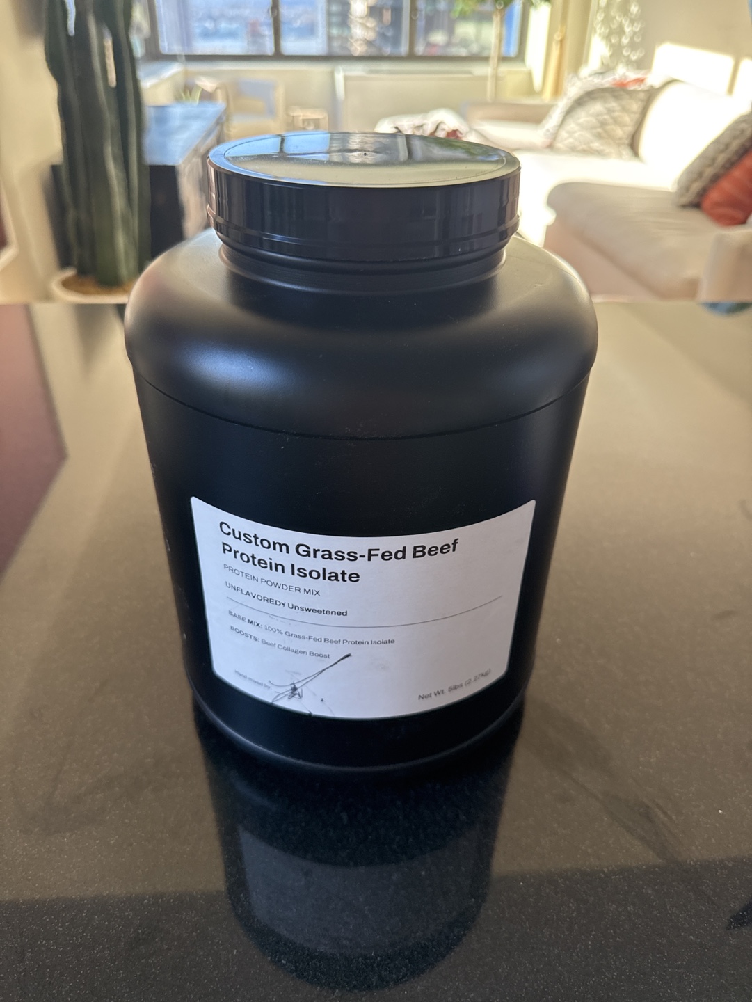 Custom Grass-Fed Beef Protein Isolate - Unflavored
