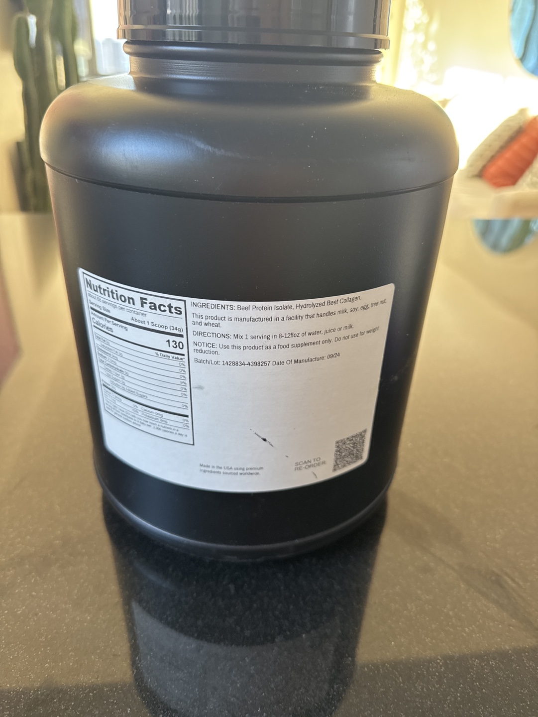 Custom Grass-Fed Beef Protein Isolate - Unflavored - photo 2
