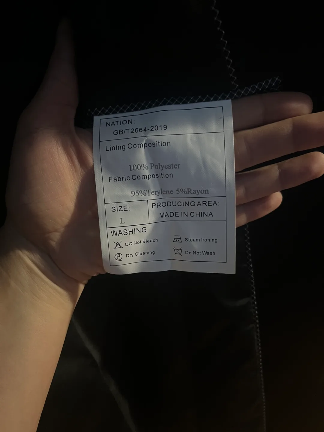 Men's Black Blazer with Gold Sequins - Size L image indicator(2)