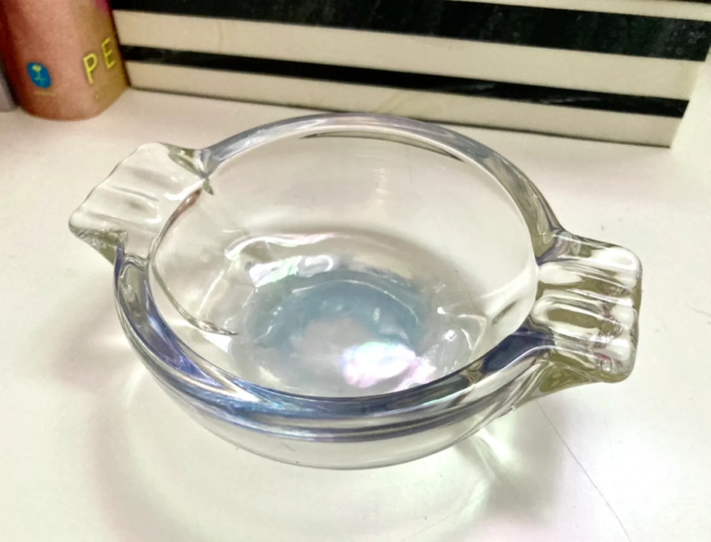 Vintage Mid Century Glass Ashtray / Bowl image indicator(2)