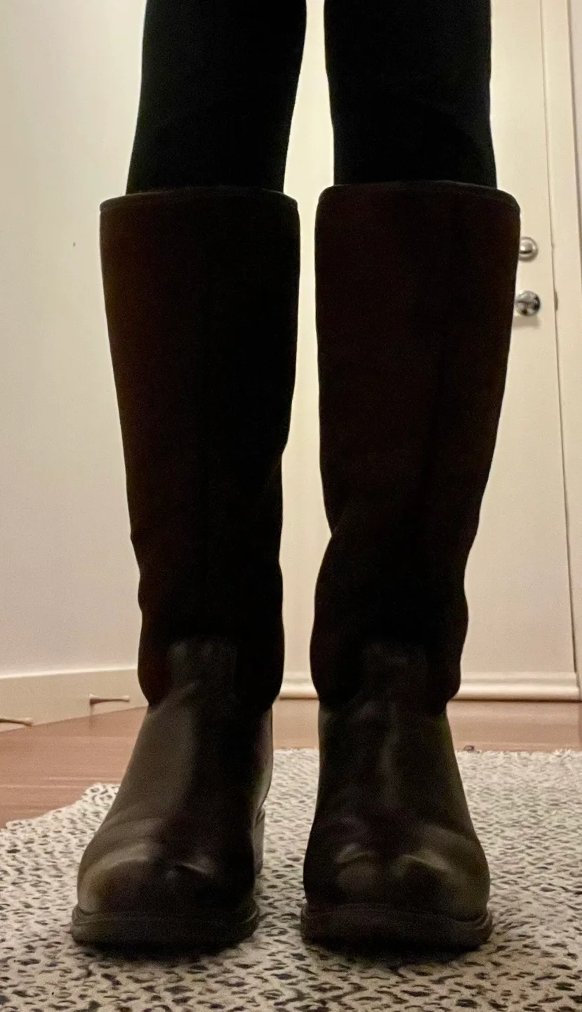 Santana Canada Brown Leather & Suede Boots image indicator(2)