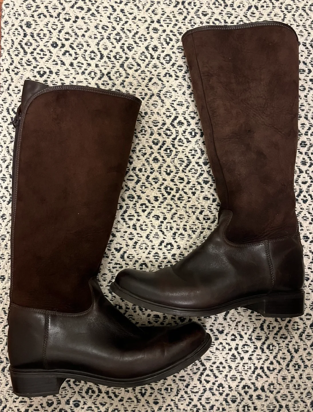Santana Canada Brown Leather & Suede Boots