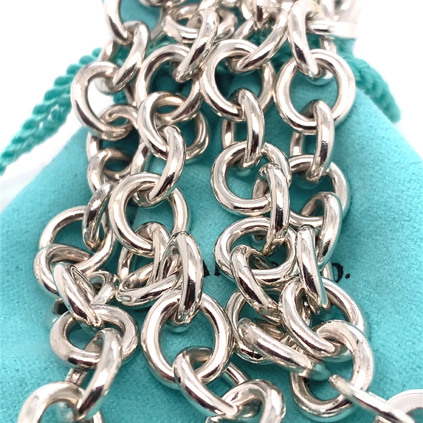 Tiffany & Co. 925 Sterling Silver Heart Tag Necklace image indicator(6)