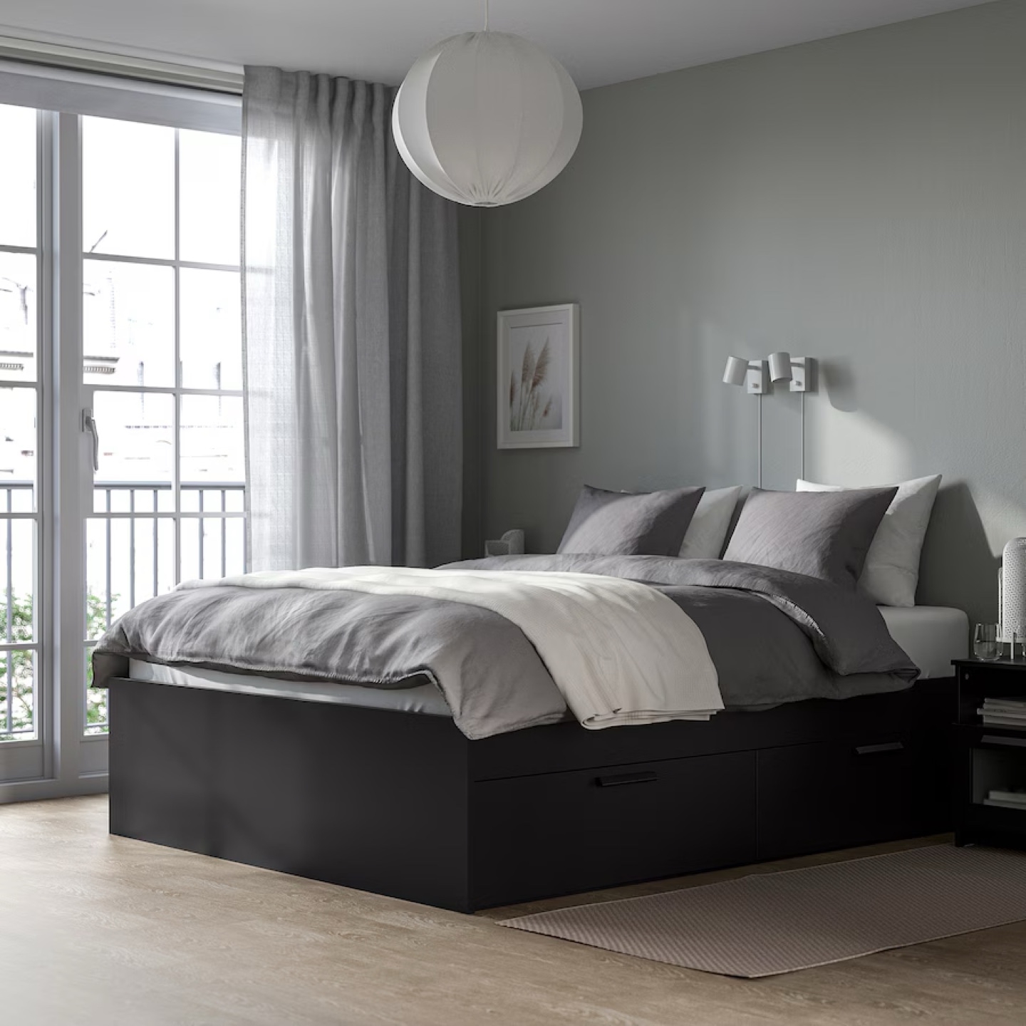 IKEA Bed Frame with Storage Queen - photo 3