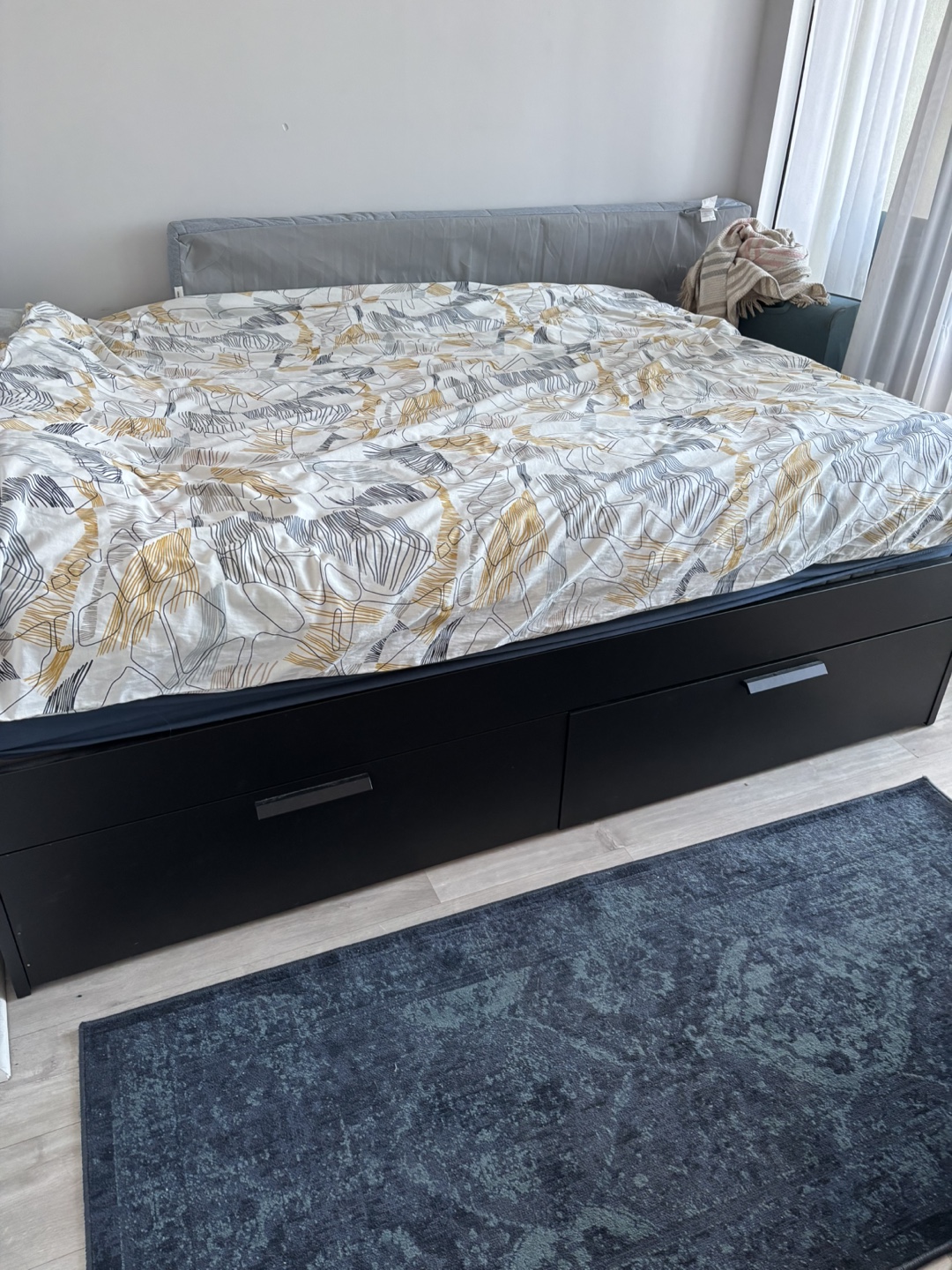 IKEA Bed Frame with Storage Queen - photo 2
