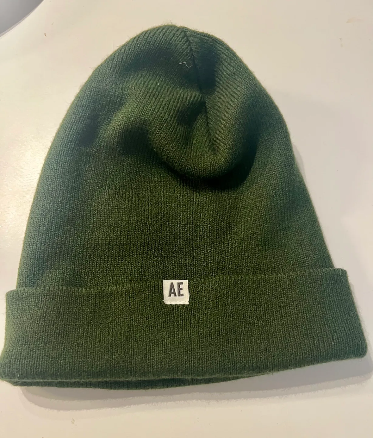 American Eagle Outfitters Olive Green Beanie 🏈 thumbnail